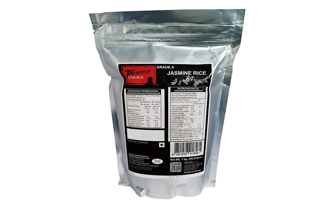 Japanese Choice Grade A Jasmine Rice    Pack  1 kilogram